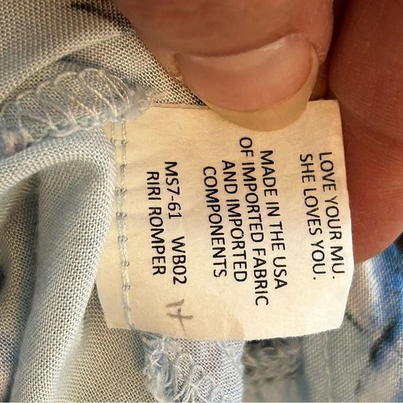 Show Me Your Mumu Riri Floral Romper, Size Medium - Picture 9 of 10